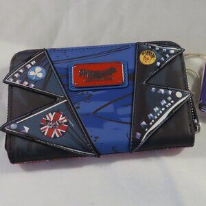 Loungefly Spider-Punk Cosplay Zip Around Wallet -Officially Licensed Marvel